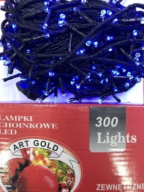 Lampki na choinkę 300 Led - KM11761