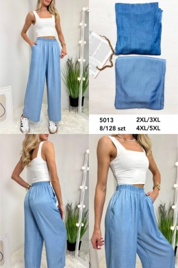 Spodnie materiałowe damskie (2XL-5XL) DH18098