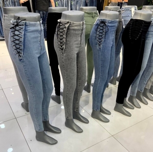 Spodnie jeansowe damskie (XS-XL) TP14655