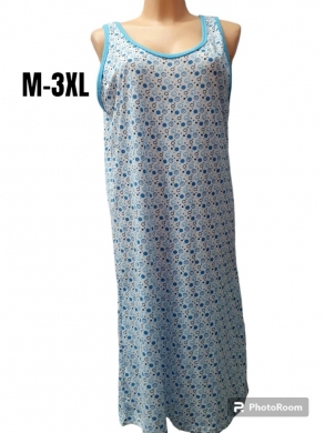 Koszula nocna damska bez rękawów (M-3XL) TP8346