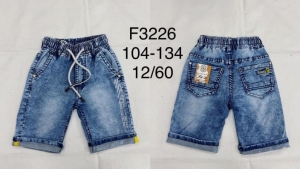 Spodenki chłopięce jeansowe (104-134) TP10237