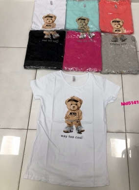 Bluzka damska na krótki rękaw - Turecka (M-XL) DH17597