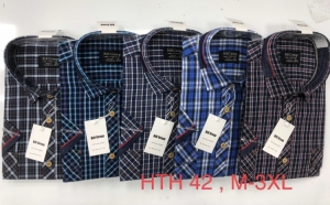 Koszule męskie na krótki rękaw (M-3XL) TP8250