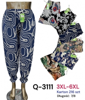 Spodnie alladynki damskie (3XL-6XL) TP7511