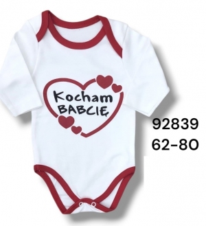 Body niemowlęce na długi rękaw (62-80) NG494
