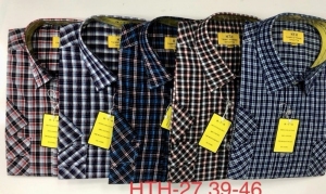 Koszule męskie na krótki rękaw (38-46) DH15040
