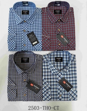 Koszule męskie na krótki rękaw (M-3XL) DH14529