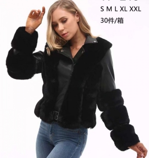 Kurtka skórzana damska zimowa (S-2XL) NG2821