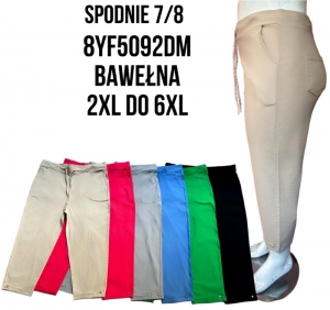 Spodnie materiałowe damskie (2XL-6XL) DH15641