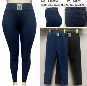 Spodnie materiałowe damskie (XL-6XL) DH2357