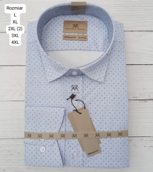 Koszule męskie na długi rękaw - Tureckie (L-4XL) DH15969