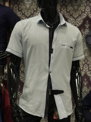 Koszule męskie na krótki rękaw - Tureckie (L-5XL) TPA6116