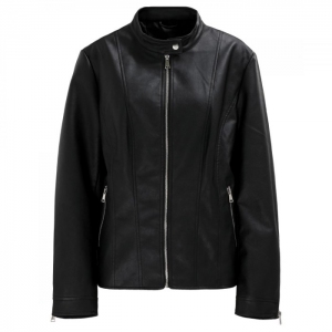Kurtka damska skórzana jesienna (S-XL) NG1349