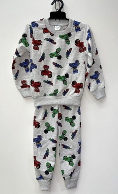 Piżama chłopięca na długi rękaw (3-10) DN12525