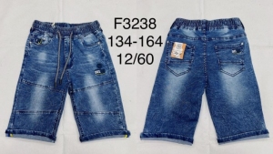 Spodenki chłopięce jeansowe (134-164) TP10249