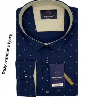 Koszule męskie na długi rękaw - Tureckie (3XL-6XL) DH19080