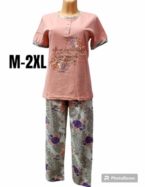 Piżama damska na krótki rękaw (M-2XL) TP4819