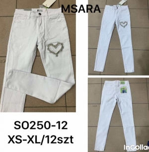 Spodnie jeansowe damskie (XS-XL) TP2302