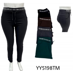 Spodnie materiałowe damskie (2XL-6XL) DH2339