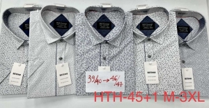 Koszule męskie na krótki rękaw (M-3XL) DH15070