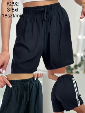 Szorty damskie materiałowe (3XL-7/8XL) DH16535