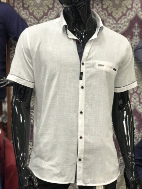 Koszule męskie na krótki rękaw - Tureckie (L-5XL) TPA6118