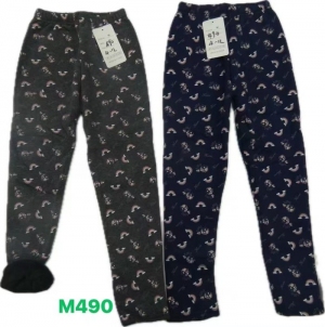 Legginsy dziewczęce ocieplane (4-12lat) NG3340