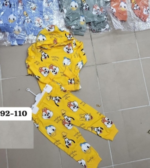 Komplet dziewczęce na długi rękaw (92-110) NG660