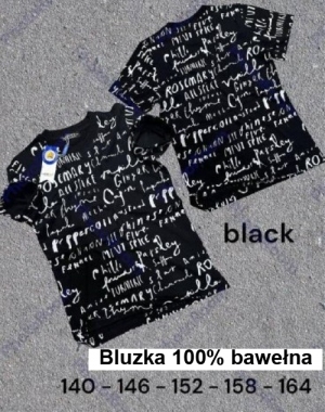 Bluzki chłopięce na krótki rękaw (140-164) DH11662