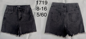 Szorty dziewczęce jeansowe (8-16) TP7359