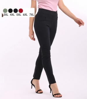 Spodnie materiałowe damskie (3XL-7XL) DH16239