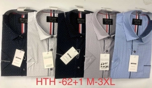Koszule męskie na krótki rękaw (M-3XL) DH15069