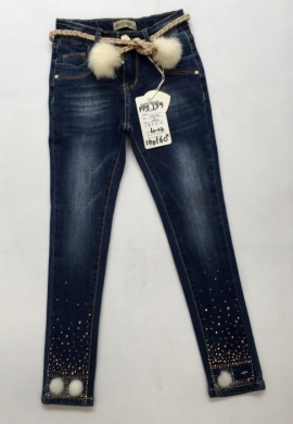 Spodnie jeansowe dziewczęce (4-12) TP29766