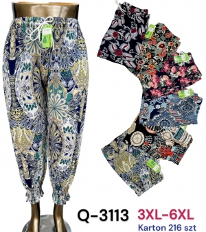 Spodnie alladynki damskie (3XL-6XL) TP8927