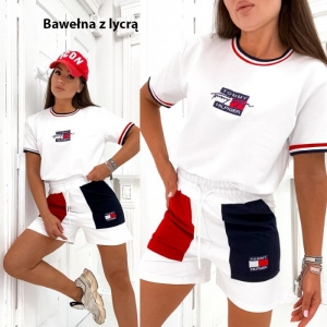 Komplet damski na krótki rękaw (S-L) SAM1266