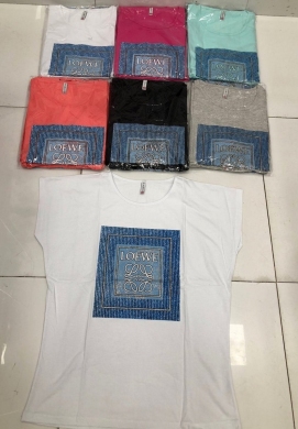 Bluzka damska na krótki rękaw - Turecka (2XL-4XL) DH17646