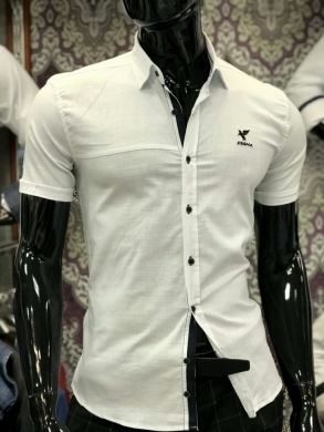 Koszule męskie na krótki rękaw - Tureckie (M-3XL) TP6979