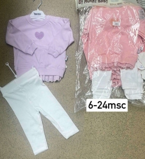 Komplet dziewczęce na długi rękaw (6-24msc) NG4595