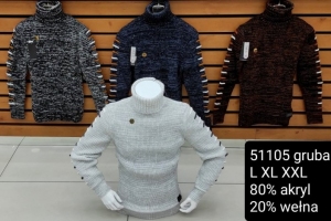 Swetry męskie - Tureckie (L-2XL) DN16023