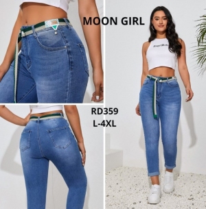 Spodnie jeansowe damskie (L-4XL) TP2446