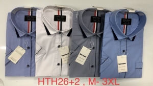 Koszule męskie na krótki rękaw (M-3XL) DH15052