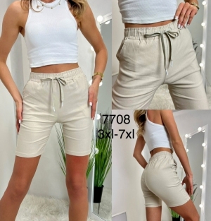 Szorty damskie materiałowe (3XL-7/8XL) DH16526