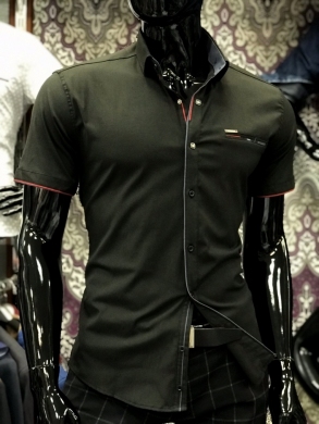 Koszule męskie na krótki rękaw - Tureckie (M-3XL) TP7292