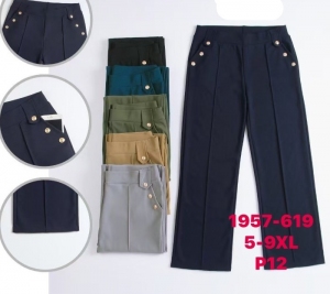 Spodnie materiałowe damskie (5XL-9XL) NG5678