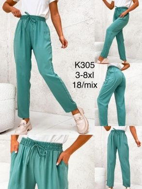 Spodnie materiałowe damskie (3XL-8XL) DH16272