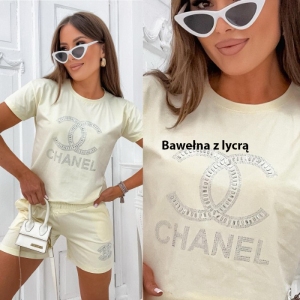 Komplet damski na krótki rękaw (S-XL) SAM1262