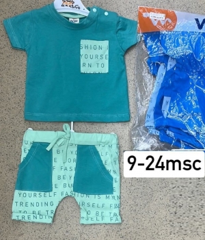 Komplet chłopięcy na krótki rękaw (9-24msc) NG611