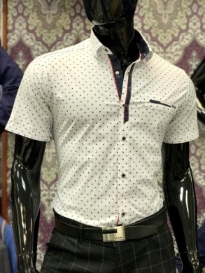 Koszule męskie na krótki rękaw - Tureckie (M-3XL) DN9334