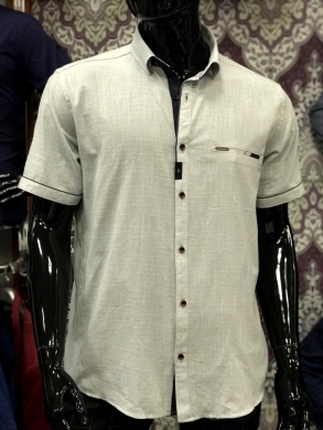 Koszule męskie na krótki rękaw - Tureckie (M-3XL) TP7287