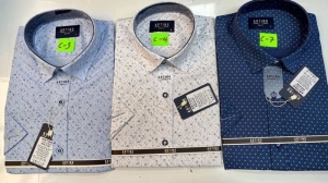 Koszule męskie na krótki rękaw - Tureckie (M-3XL) DH15090
